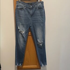 Judy blue  Distressed Blue Jeans